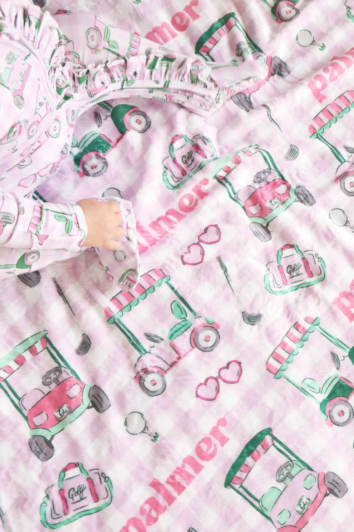 Birdie Babes Personalized Kids Blanket | Pink - Image 3