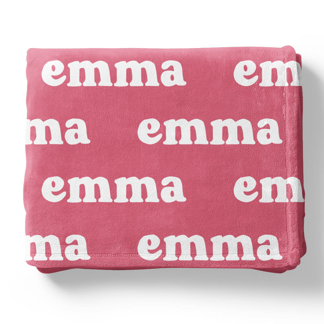 Candy Apple Personalized Color Blanket - Image 12
