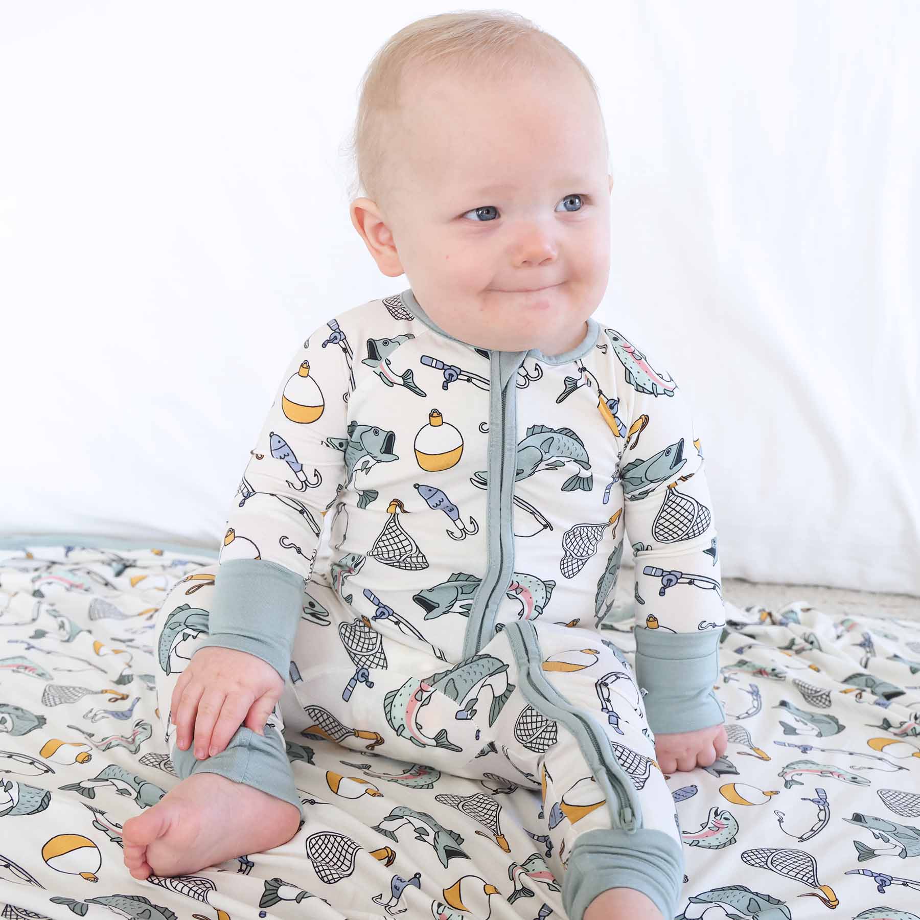 Catch of the Day Convertible Zip Romper - Image 3