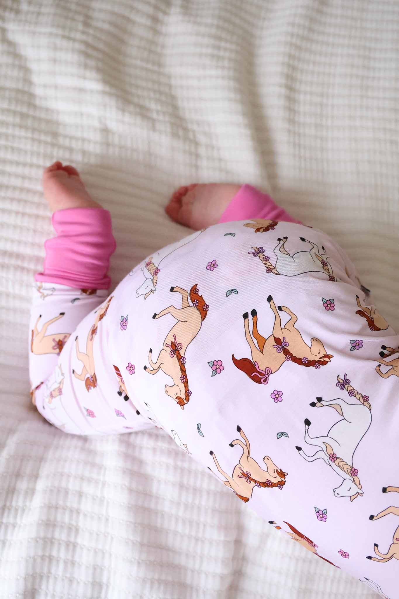 Convertible Zip Romper | Pony Club Pink - Image 13