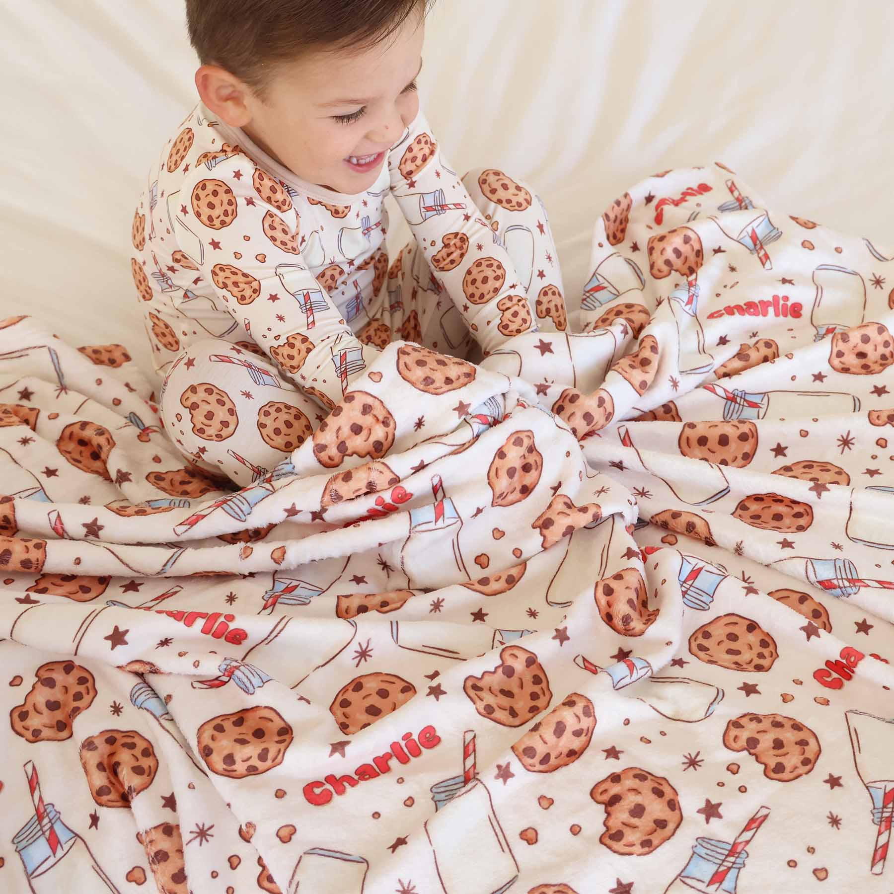 Cookie Cuddles Personalized Kids Blanket - Image 4