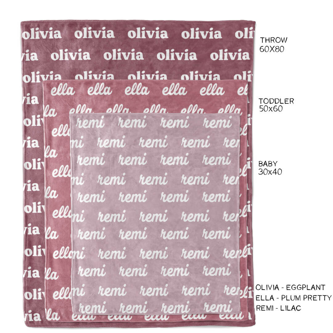 Cotton Candy Personalized Color Blanket - Image 4