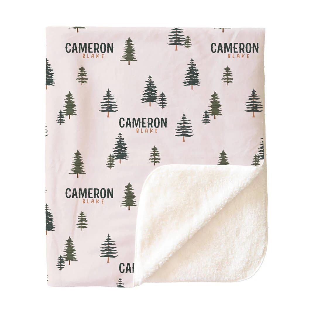 Evergreen Personalized Kids Blanket - Image 4