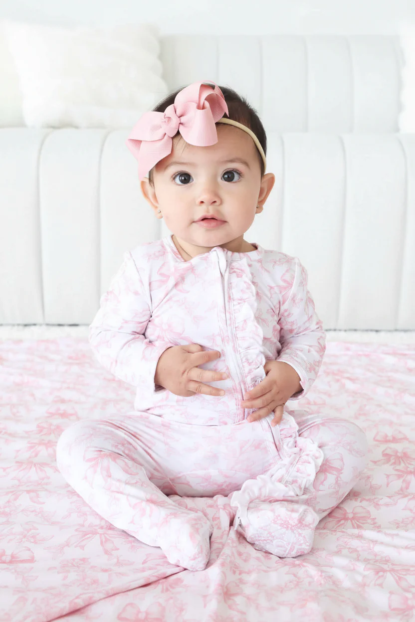 Fancy Frills Ruffle Zipper Footie - Image 3