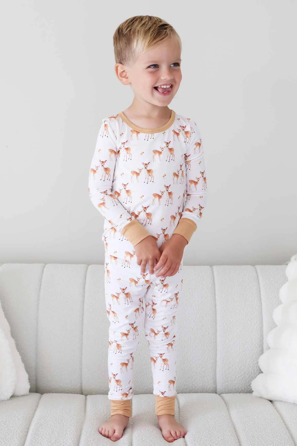 Friendly Fawns Two Piece Pajama Set - Image 9
