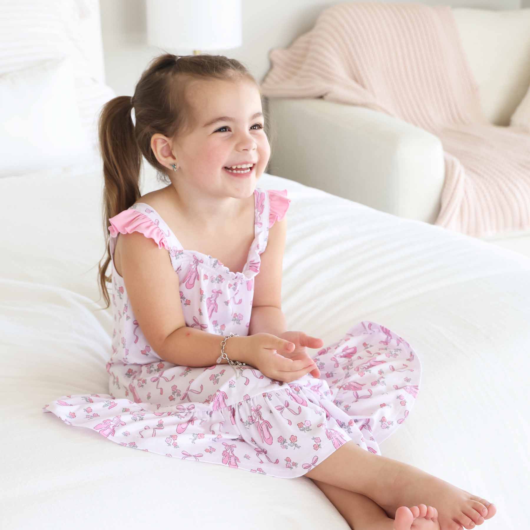 Full Length Ruffle Nightgown | Ballet Dreams - Image 14