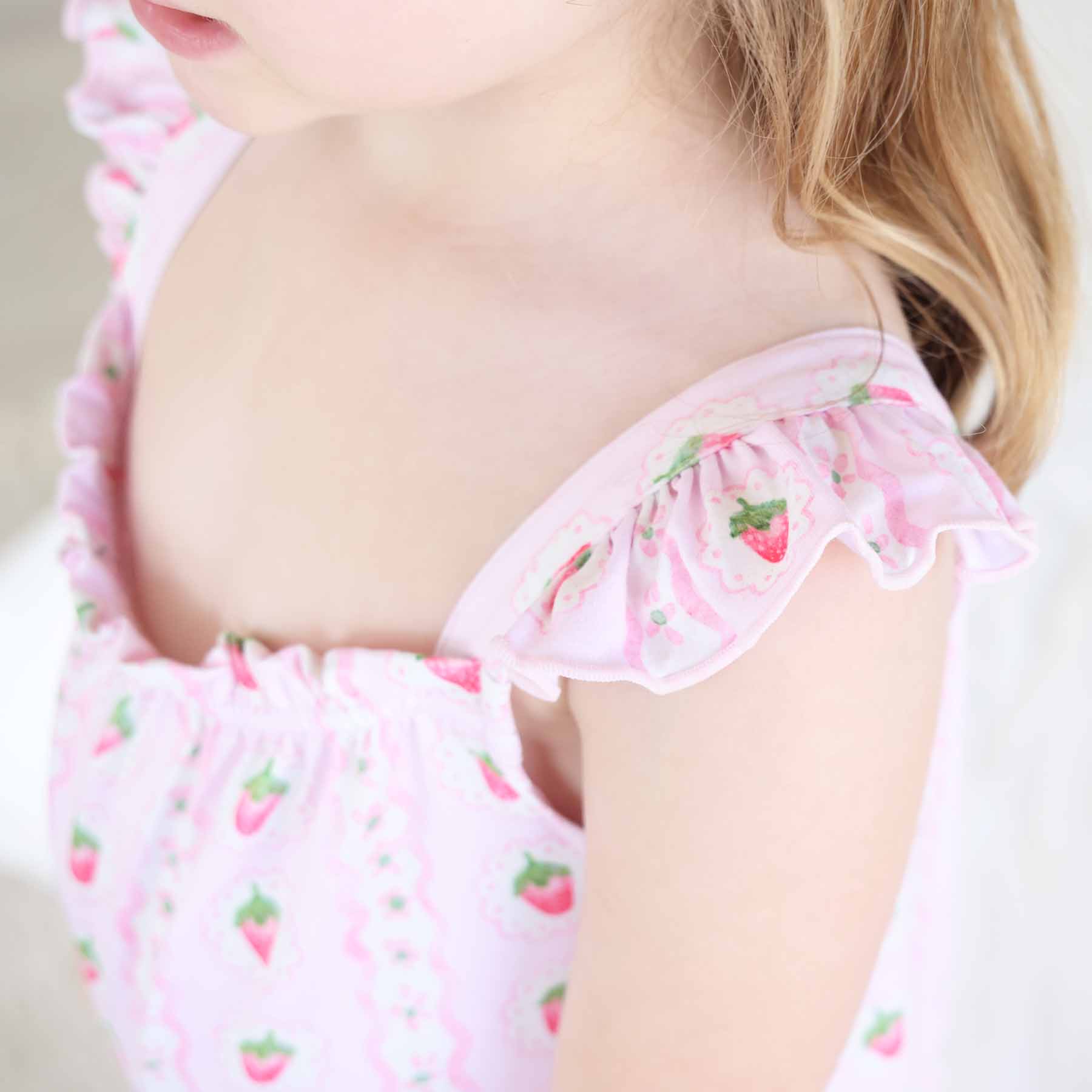 Full Length Ruffle Nightgown | Berry Sweet - Image 4