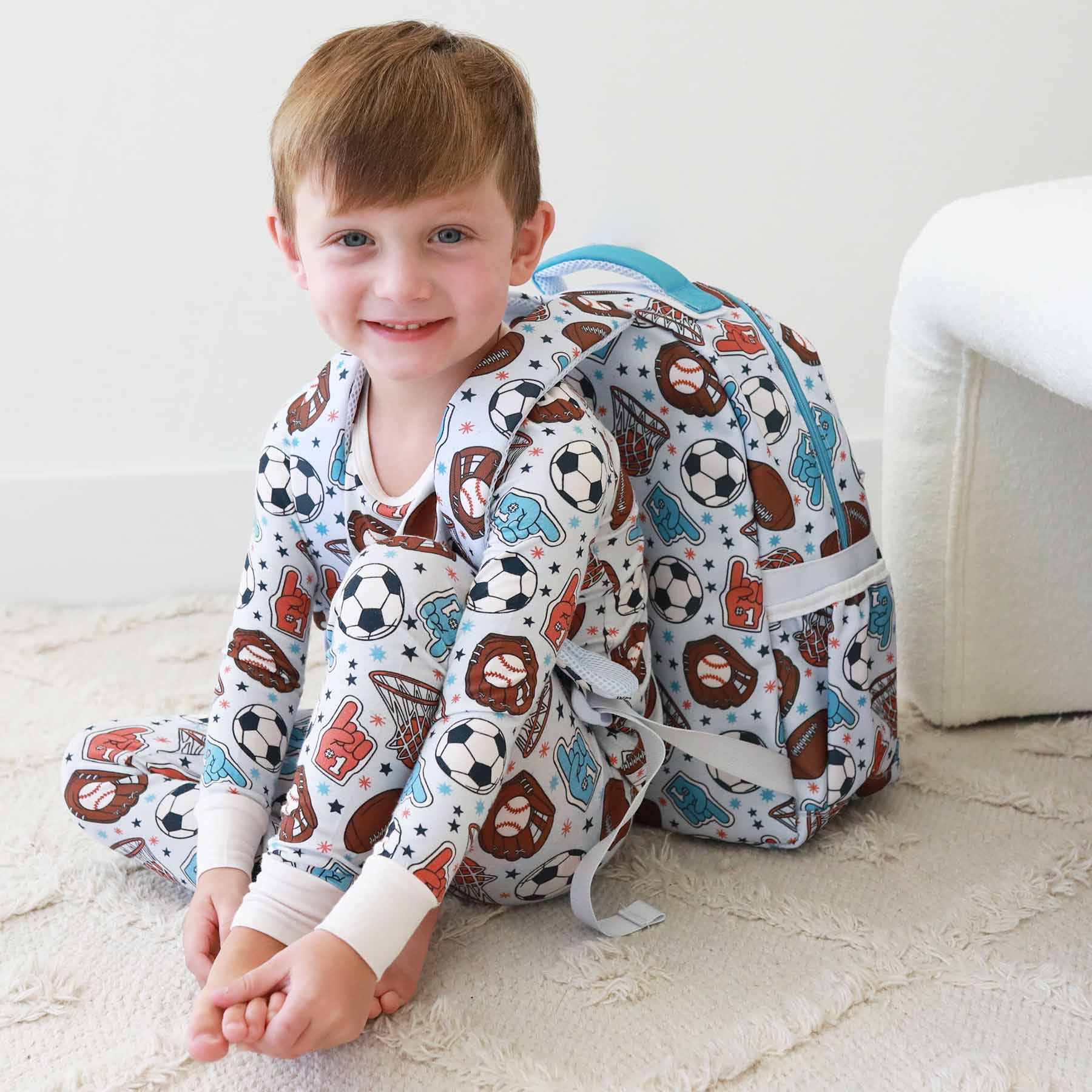 Kids Embroidered Backpack | Half Time - Image 15