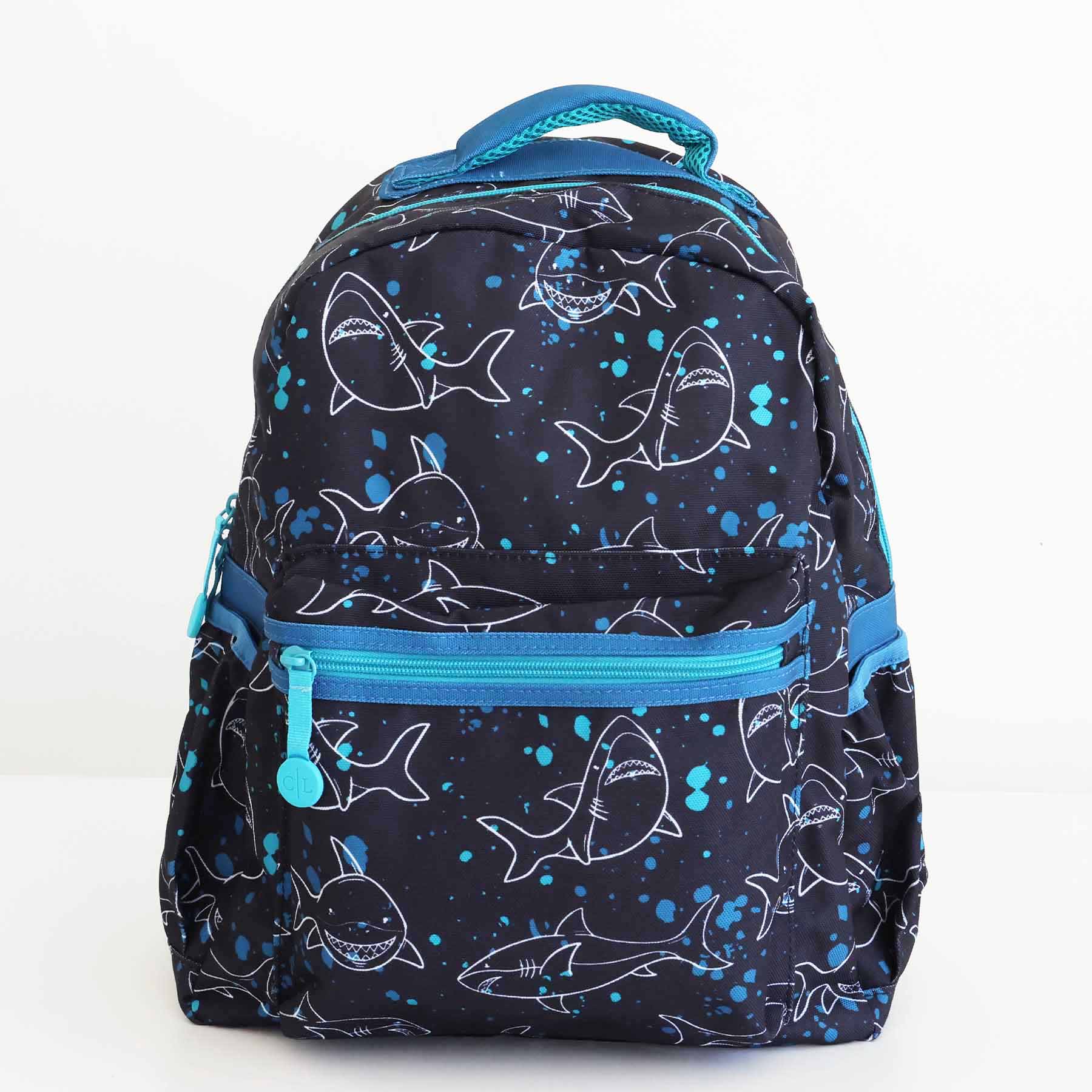 Kids Embroidered Backpack | Shark Attack - Image 8