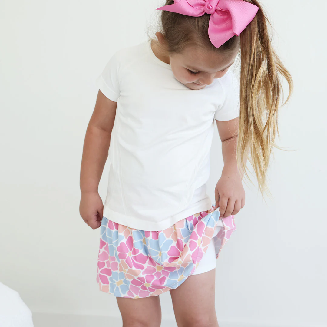 Kids CloudActiveâ„¢ Athletic Pleated Skirt | Power Flowers - Image 15