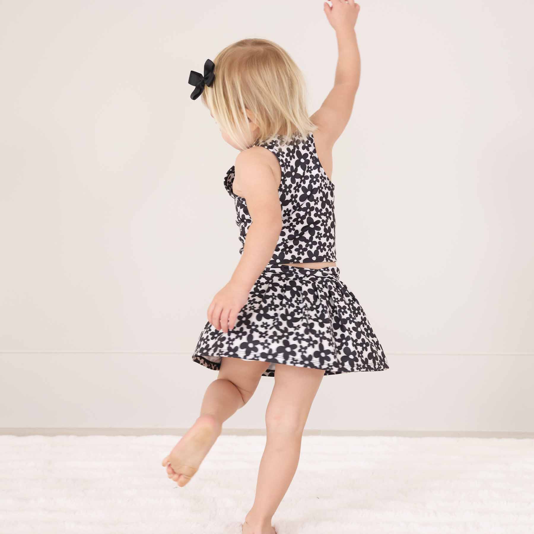 Kids CloudActiveâ„¢ Athletic Pleated Skirt | Power Petals - Image 3
