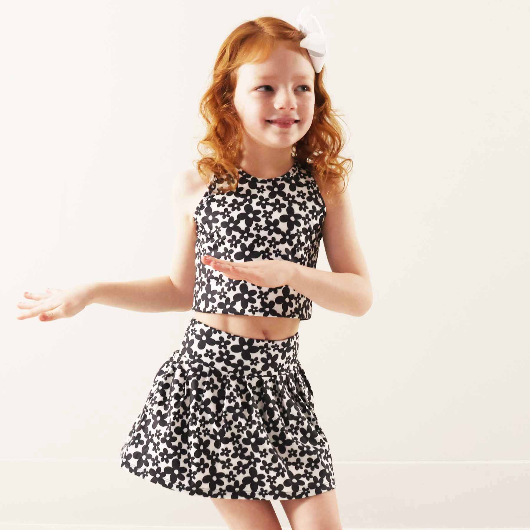 Kids CloudActiveâ„¢ Athletic Pleated Skirt | Power Petals - Image 7