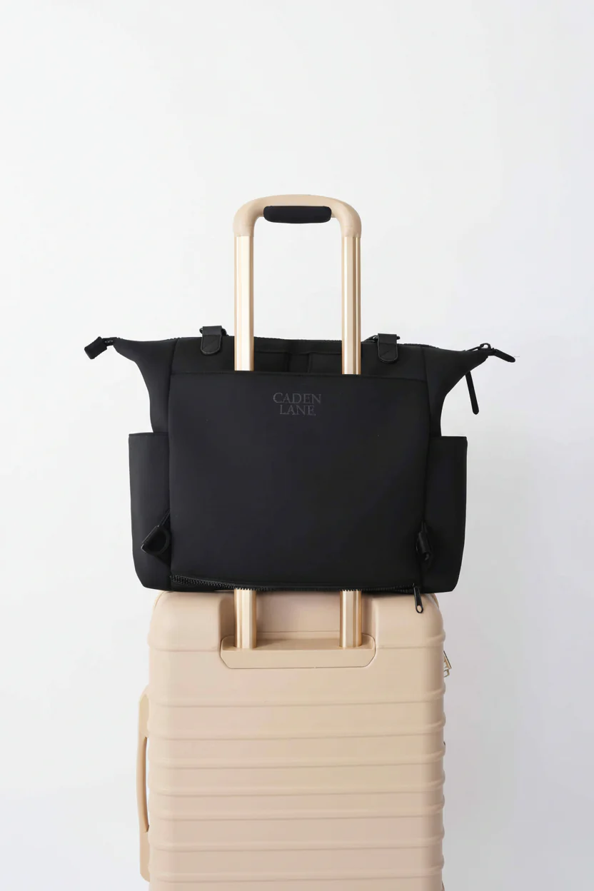 Lane Convertible Diaper Bag Tote | Black - Image 9