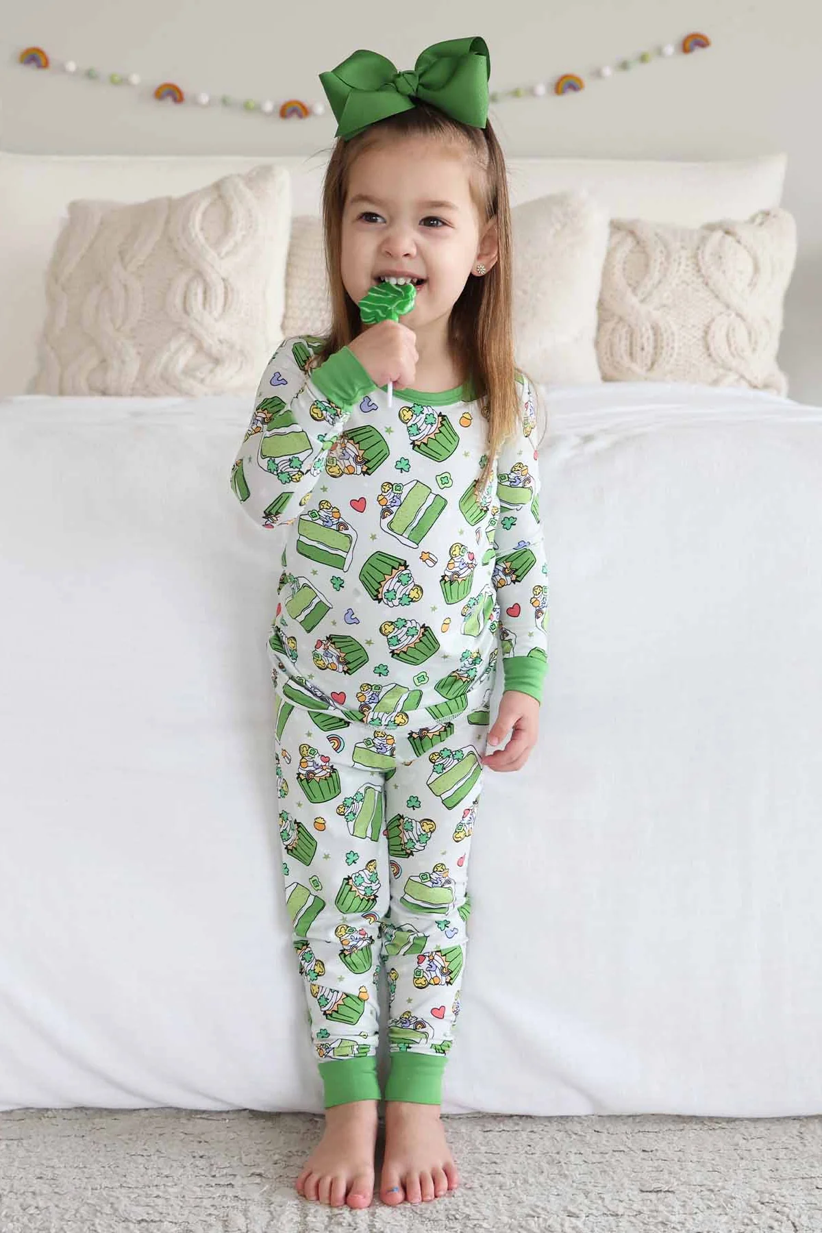Shamrock Sweets Two Piece Pajama Set - Image 13