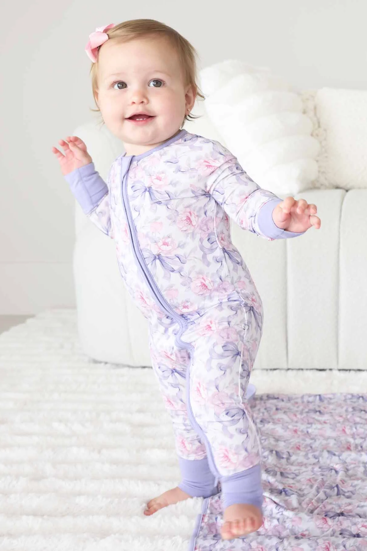 Leighton's Lavender Convertible Zip Romper - Image 12