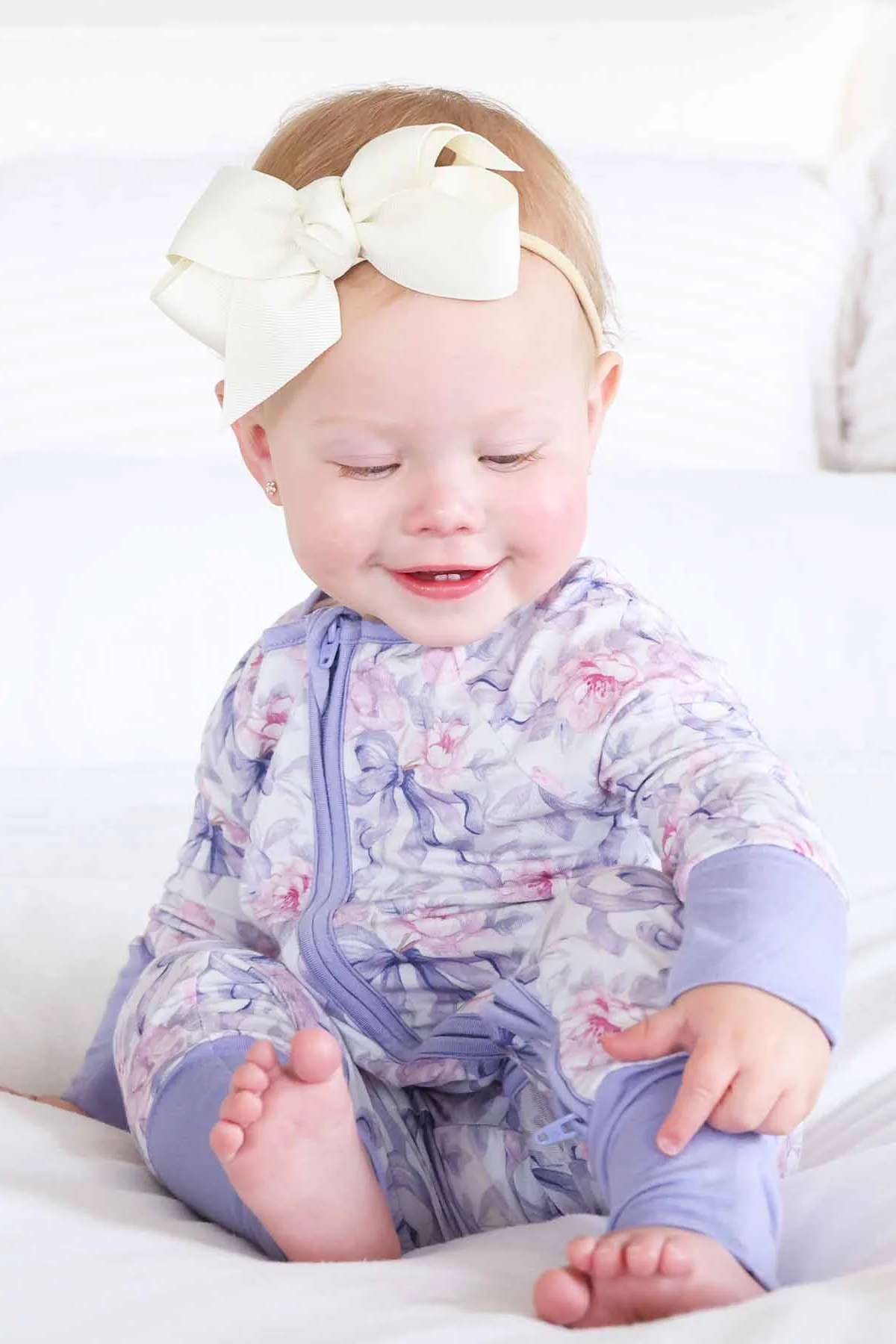 Leighton's Lavender Convertible Zip Romper - Image 14