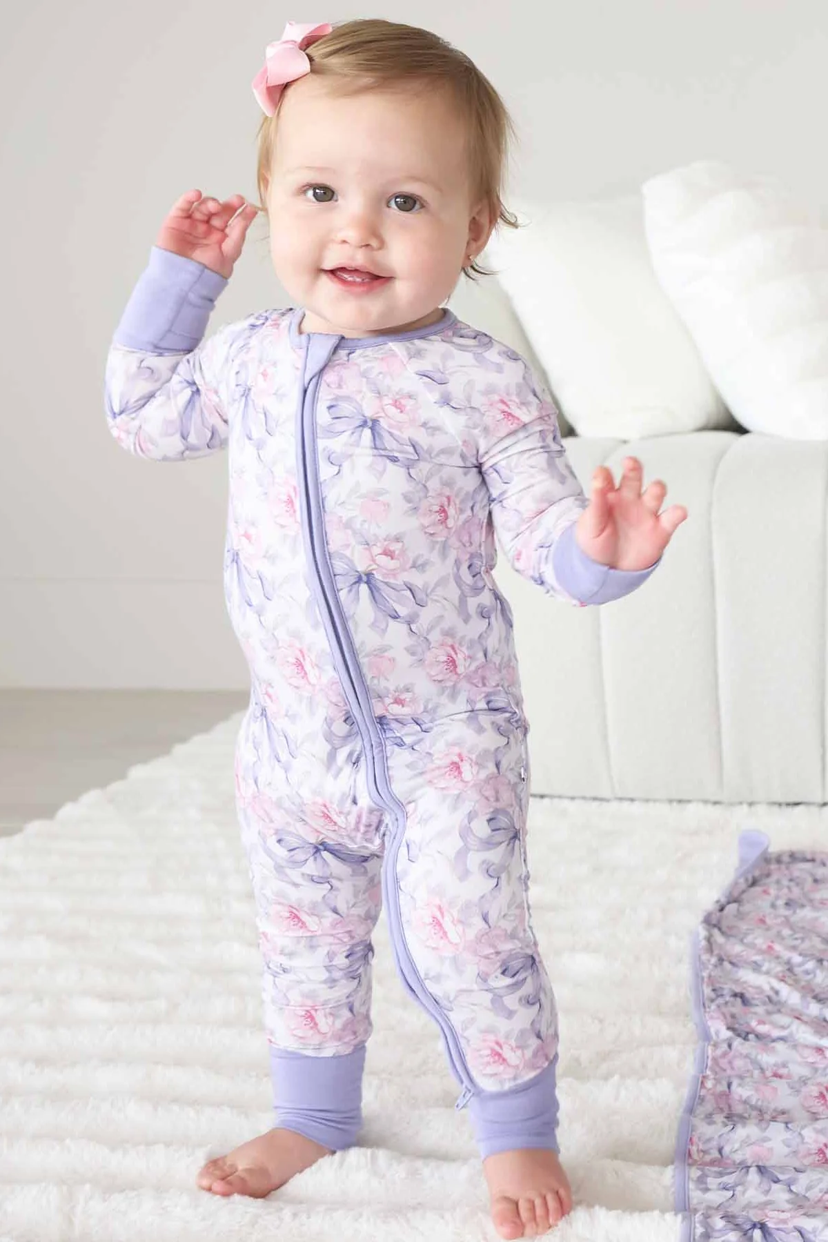 Leighton's Lavender Convertible Zip Romper - Image 5