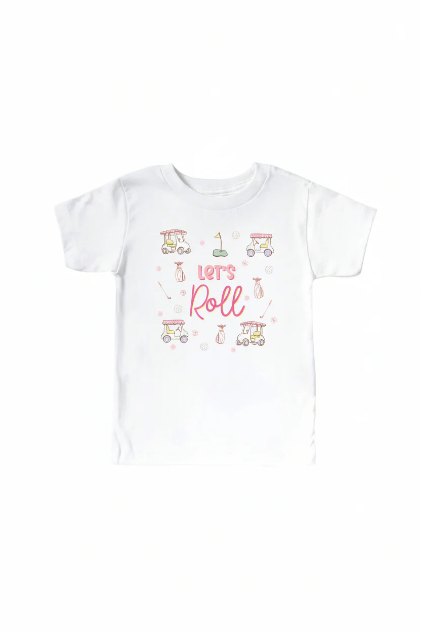 Let's Roll Kids Graphic Tee | White - Image 2