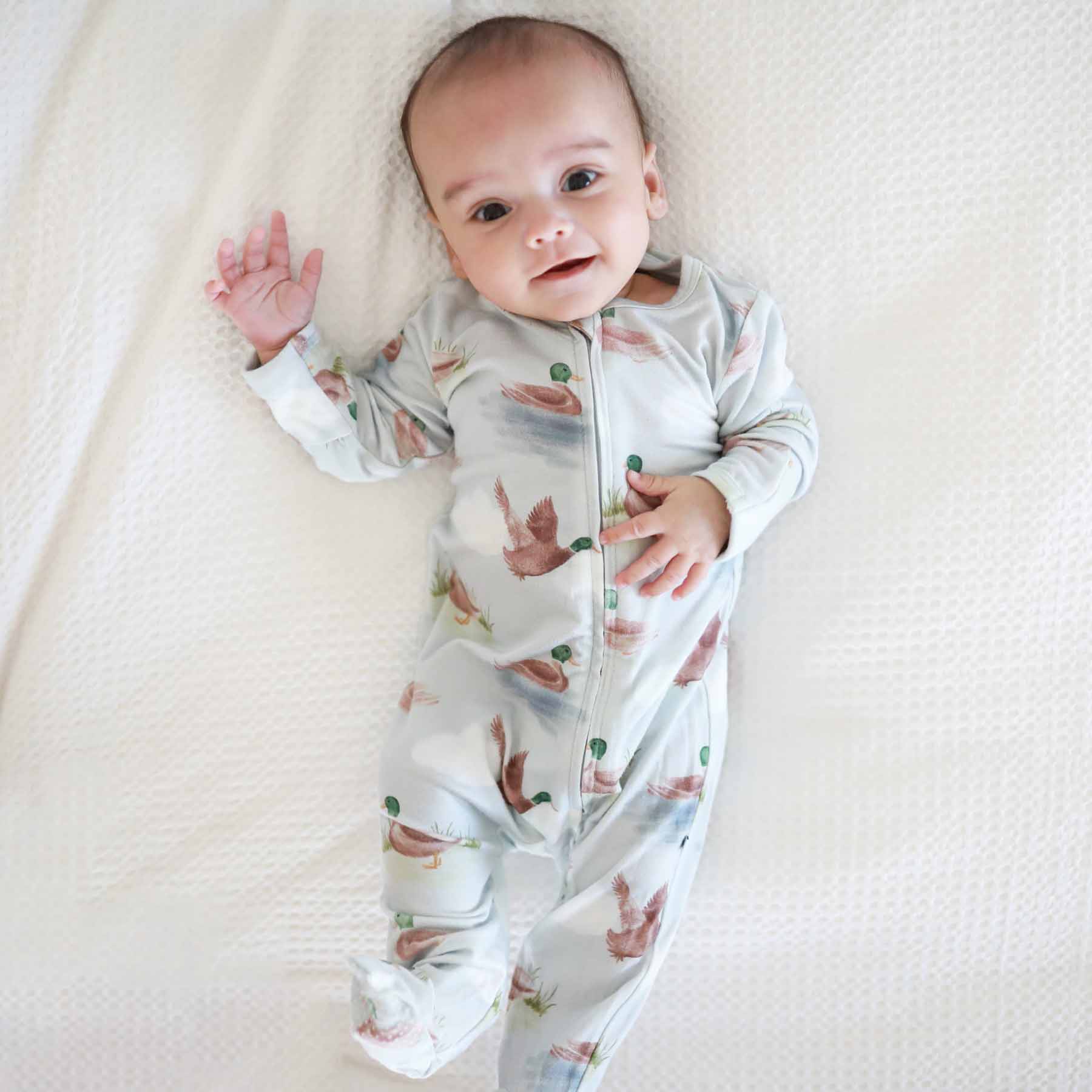 Little Duckling Zipper Footie - Image 5