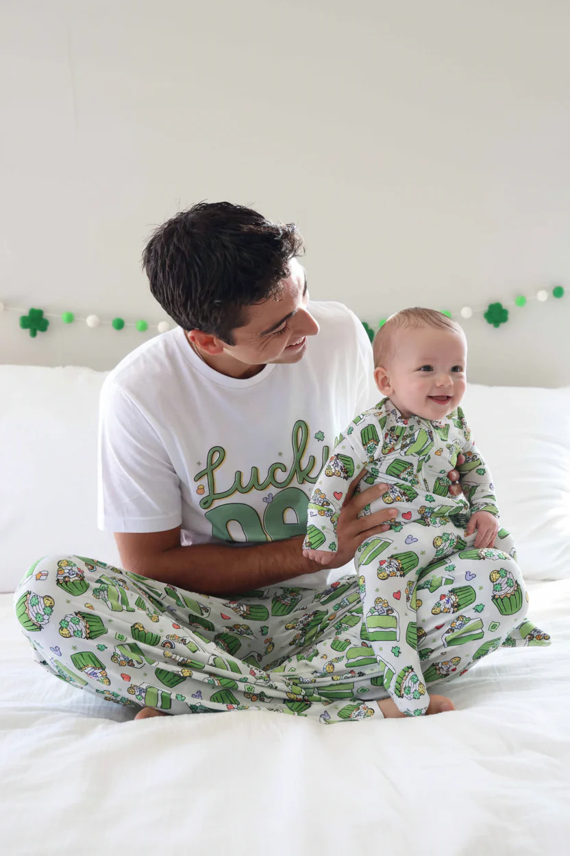 Lucky Parent Adult Graphic Tee | White - Image 10