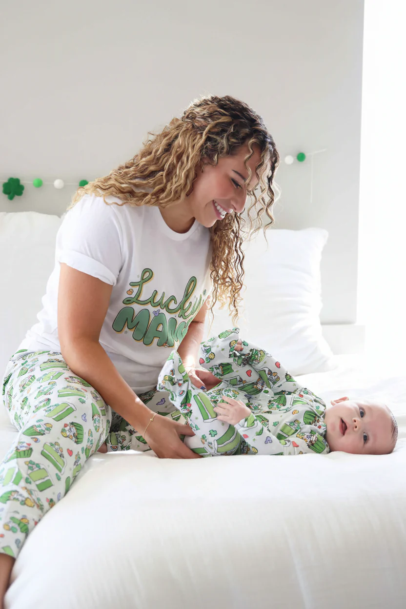 Lucky Parent Adult Graphic Tee | White - Image 17