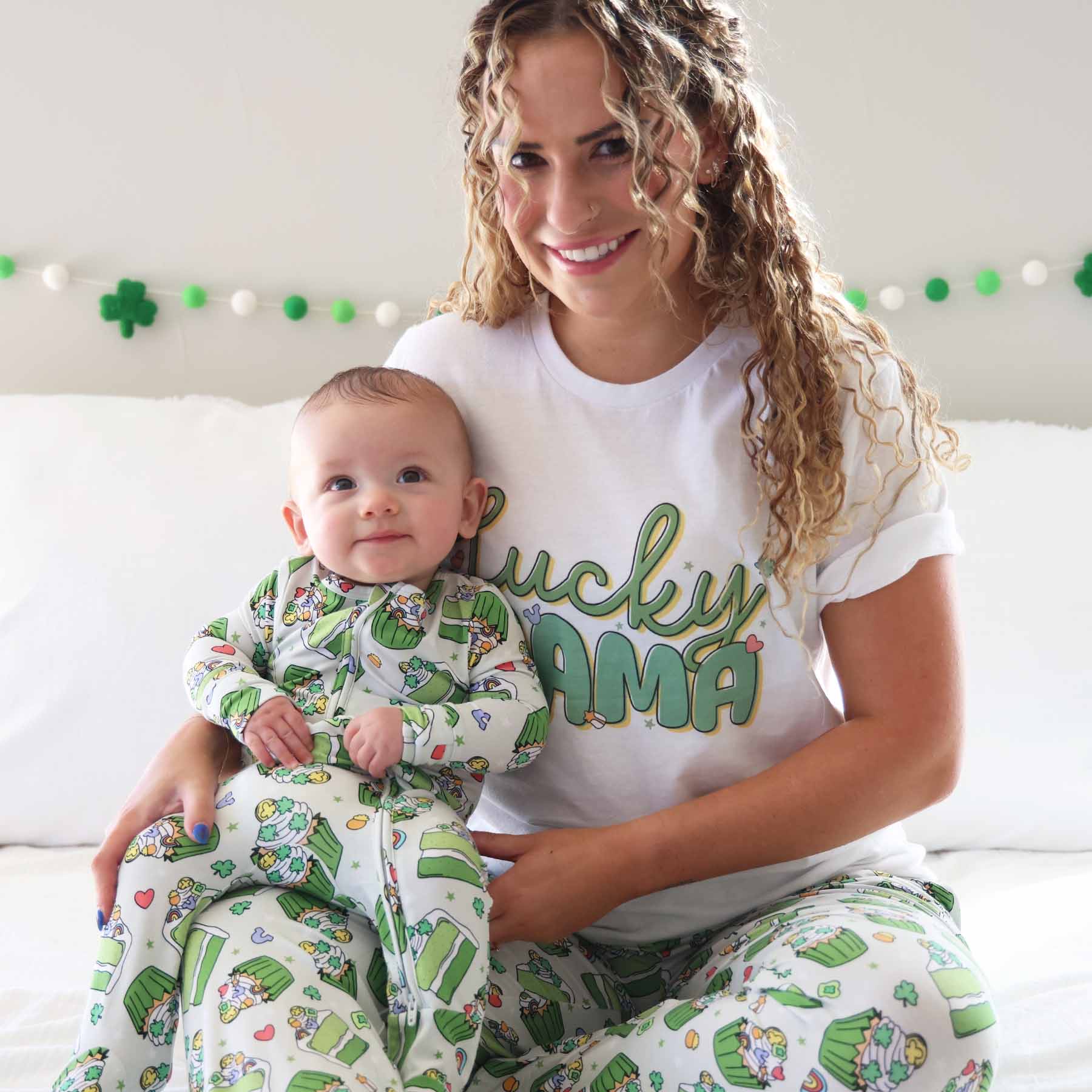 Lucky Parent Adult Graphic Tee | White - Image 21