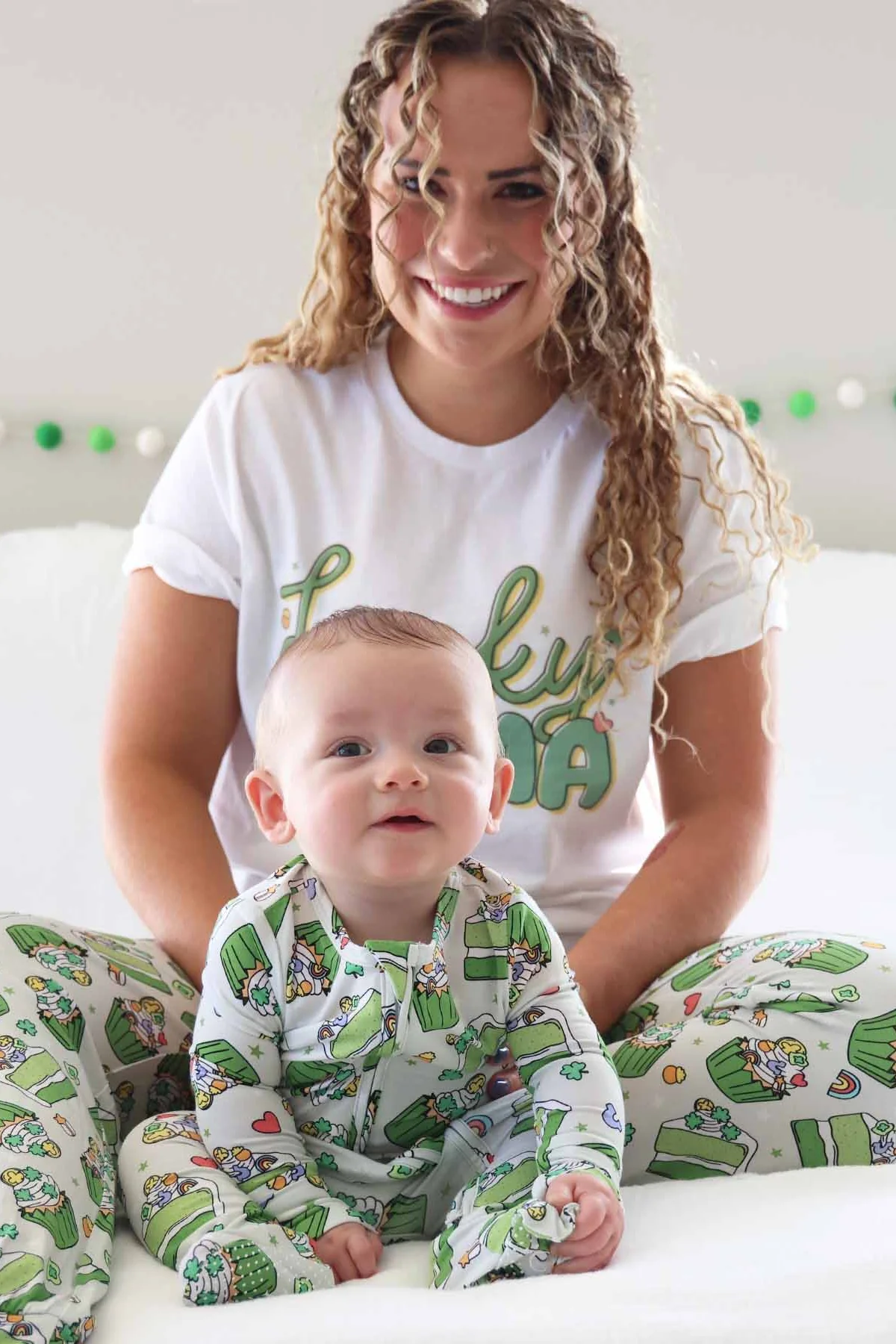 Lucky Parent Adult Graphic Tee | White - Image 24