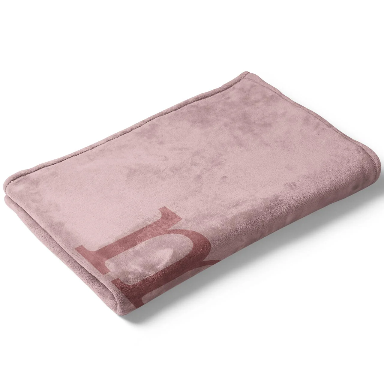 Color Story | Mauve Personalized Toddler Blanket - Image 2