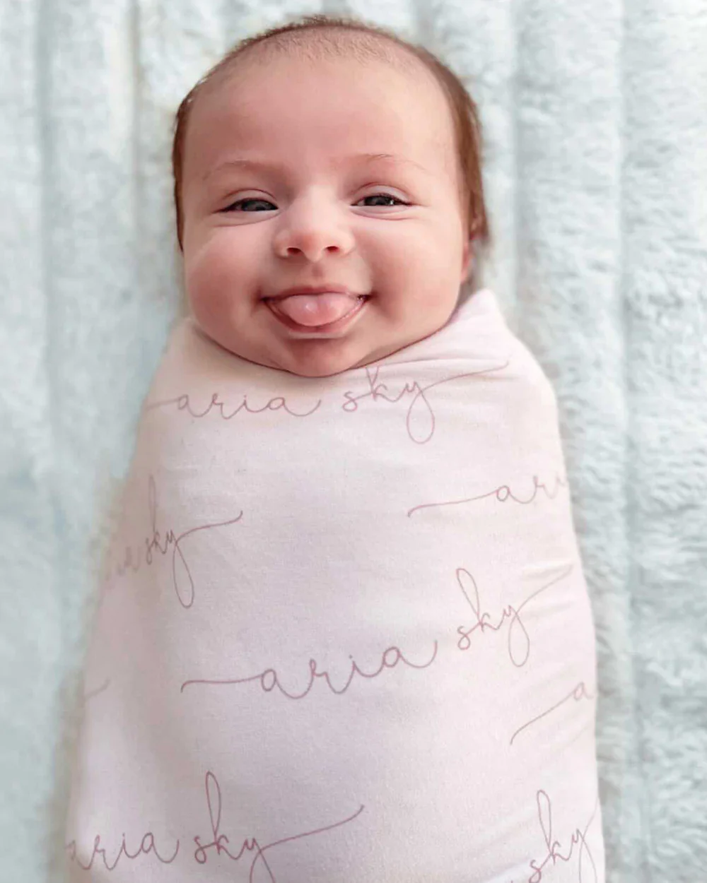 Personalized Baby Name Swaddle Blanket - Image 8