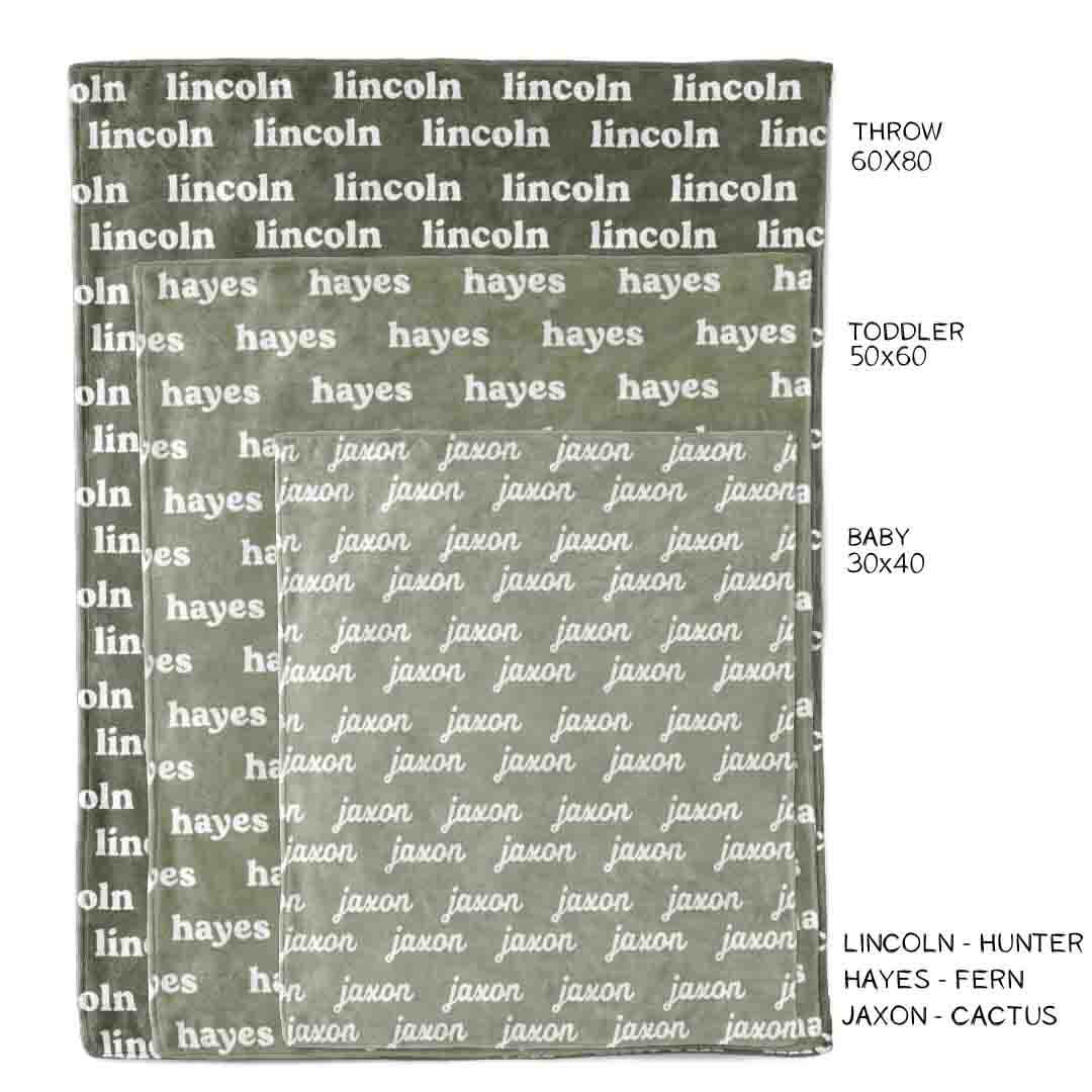 Personalized Color Blanket | Juniper - Image 5