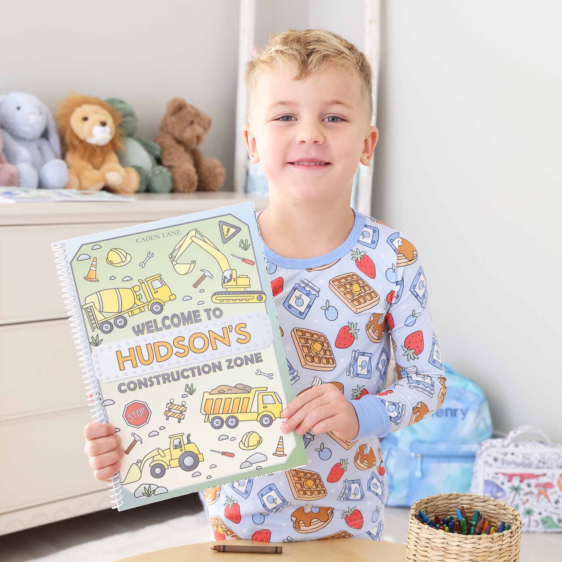Personalized Coloring Book | Construction Zone - Image 13