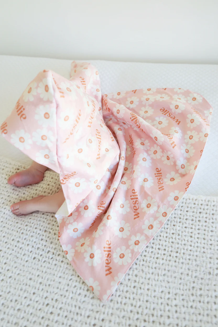 Personalized Hooded Towel | Peach Dream - Image 8