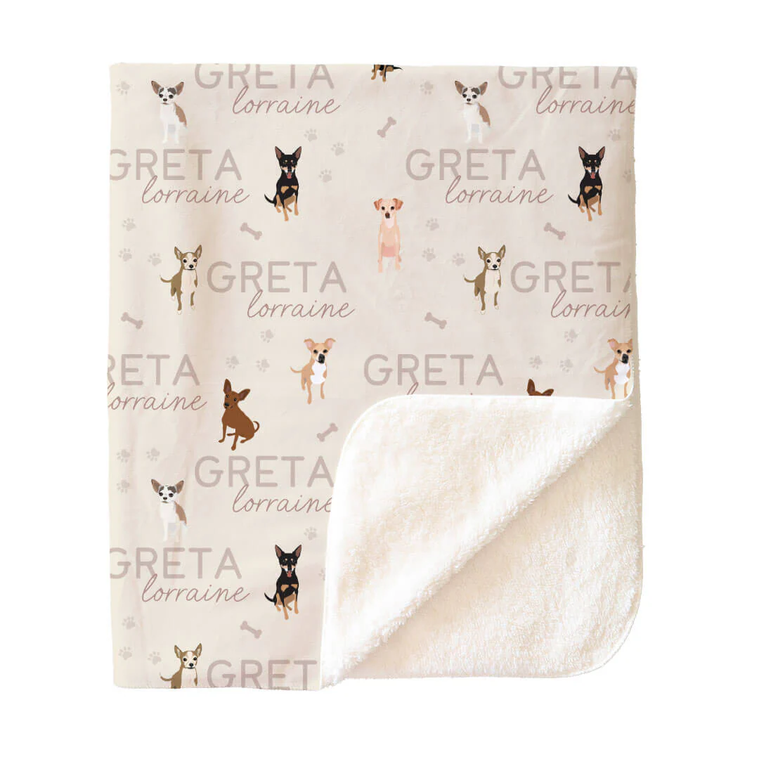 Personalized Kids Blankets | Dog Breeds - Image 133