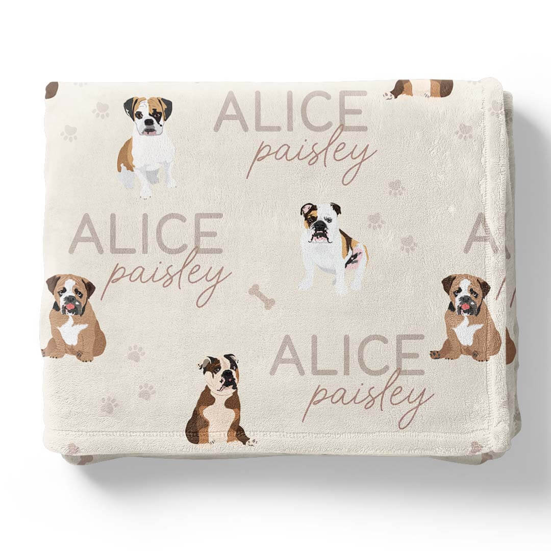 Personalized Kids Blankets | Dog Breeds - Image 38