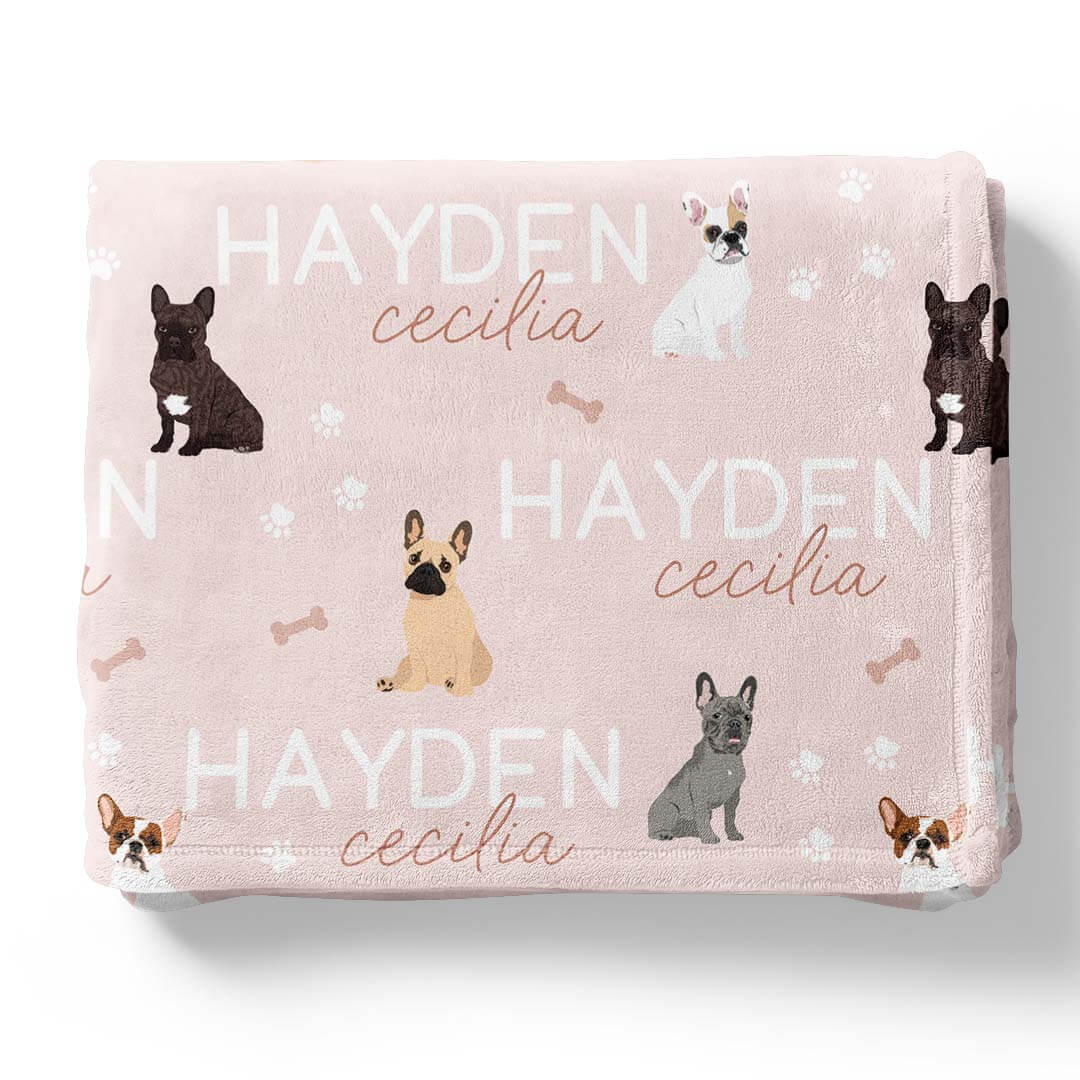 Personalized Kids Blankets | Dog Breeds - Image 59