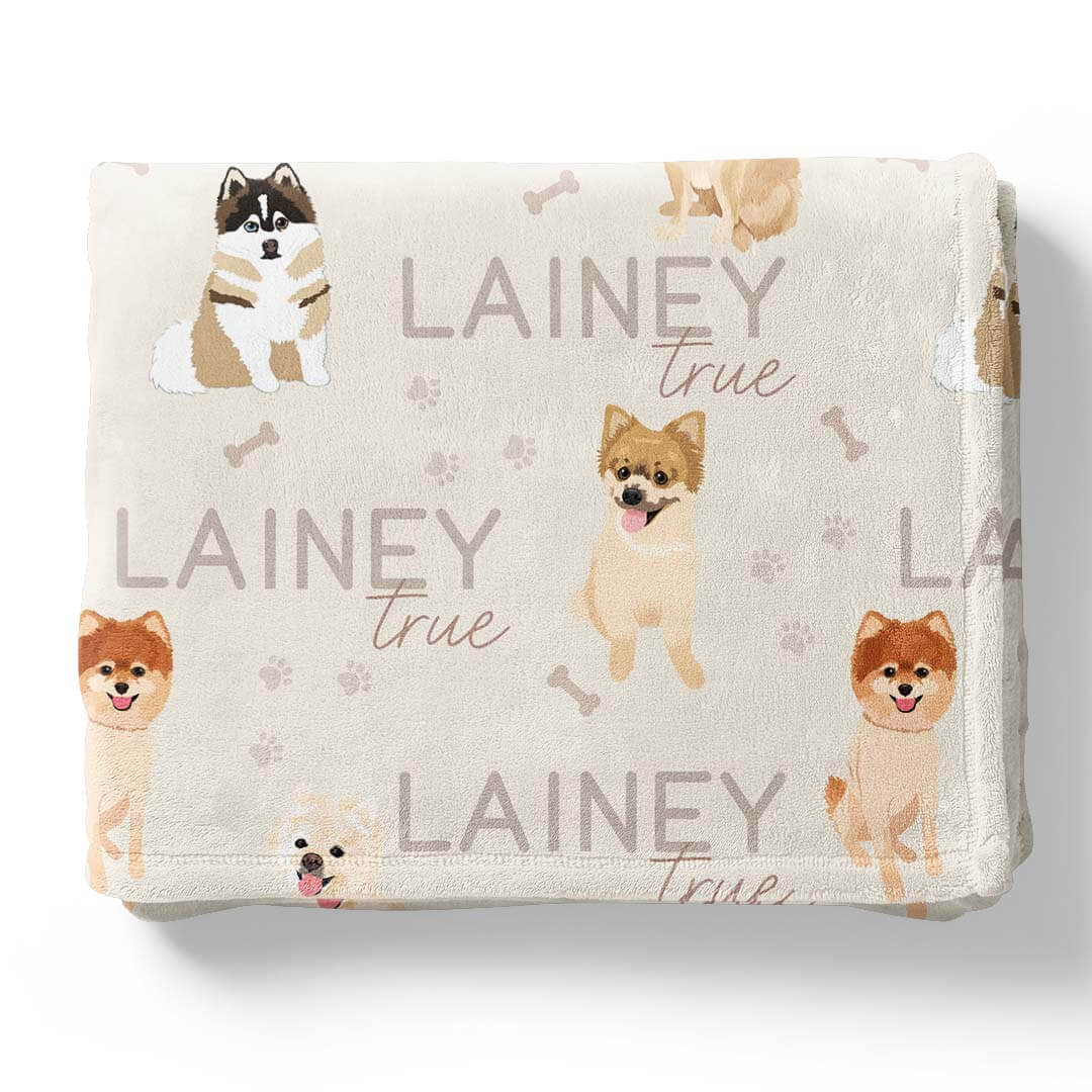 Personalized Kids Blankets | Dog Breeds - Image 82