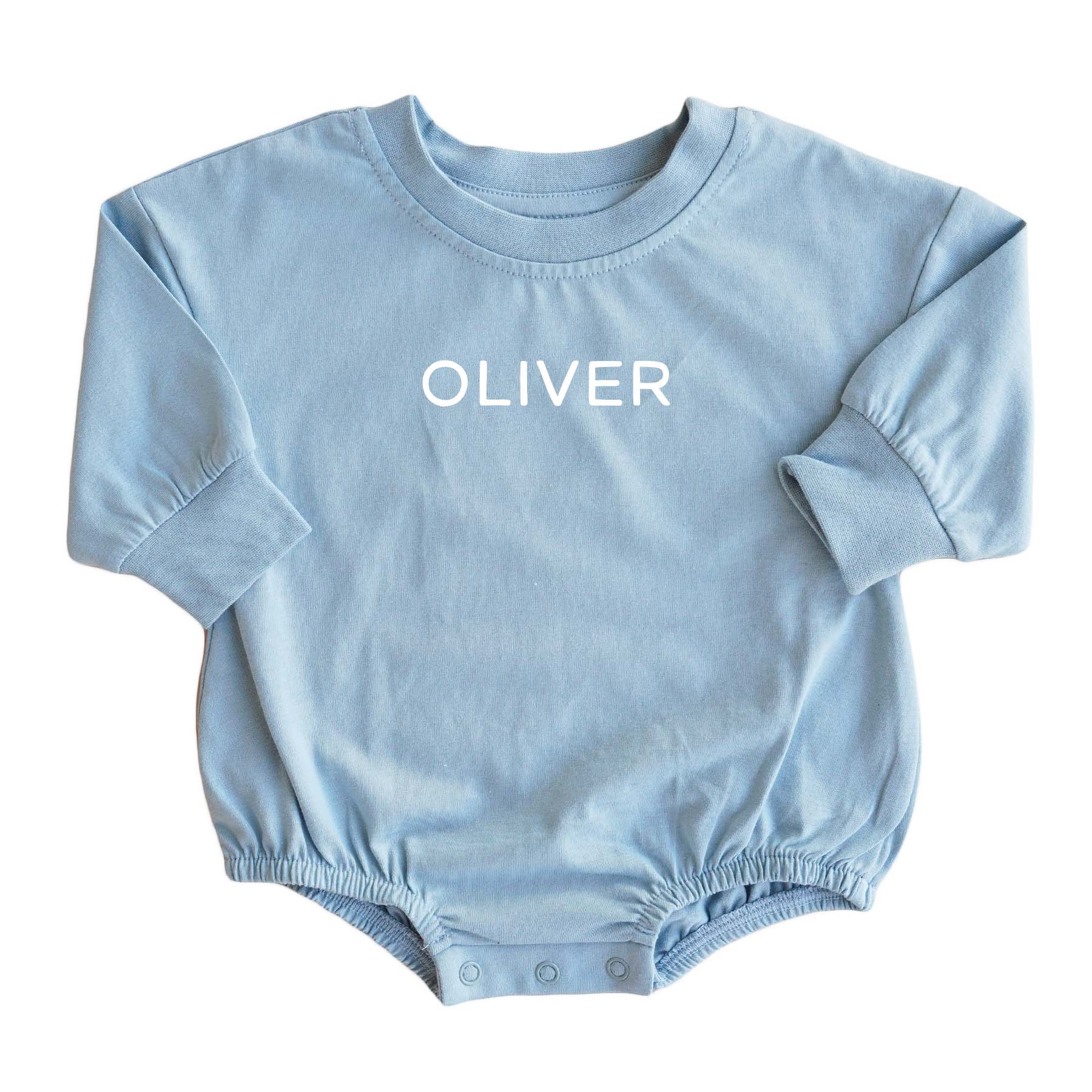 Personalized Long Sleeve Bubble Romper | Spring - Image 4