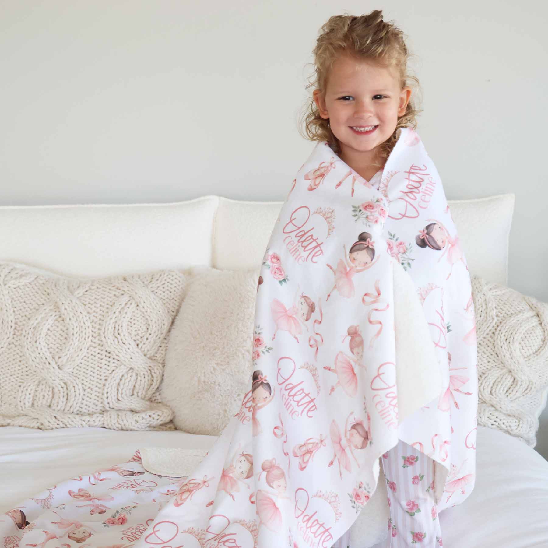 Personalized Themed Blankets for Girls - Image 118