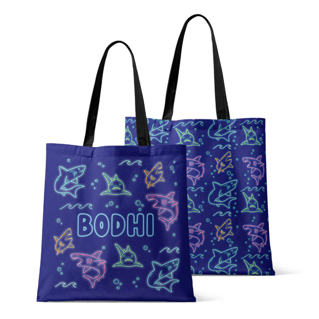 Personalized Tote Bags | Glow Fins