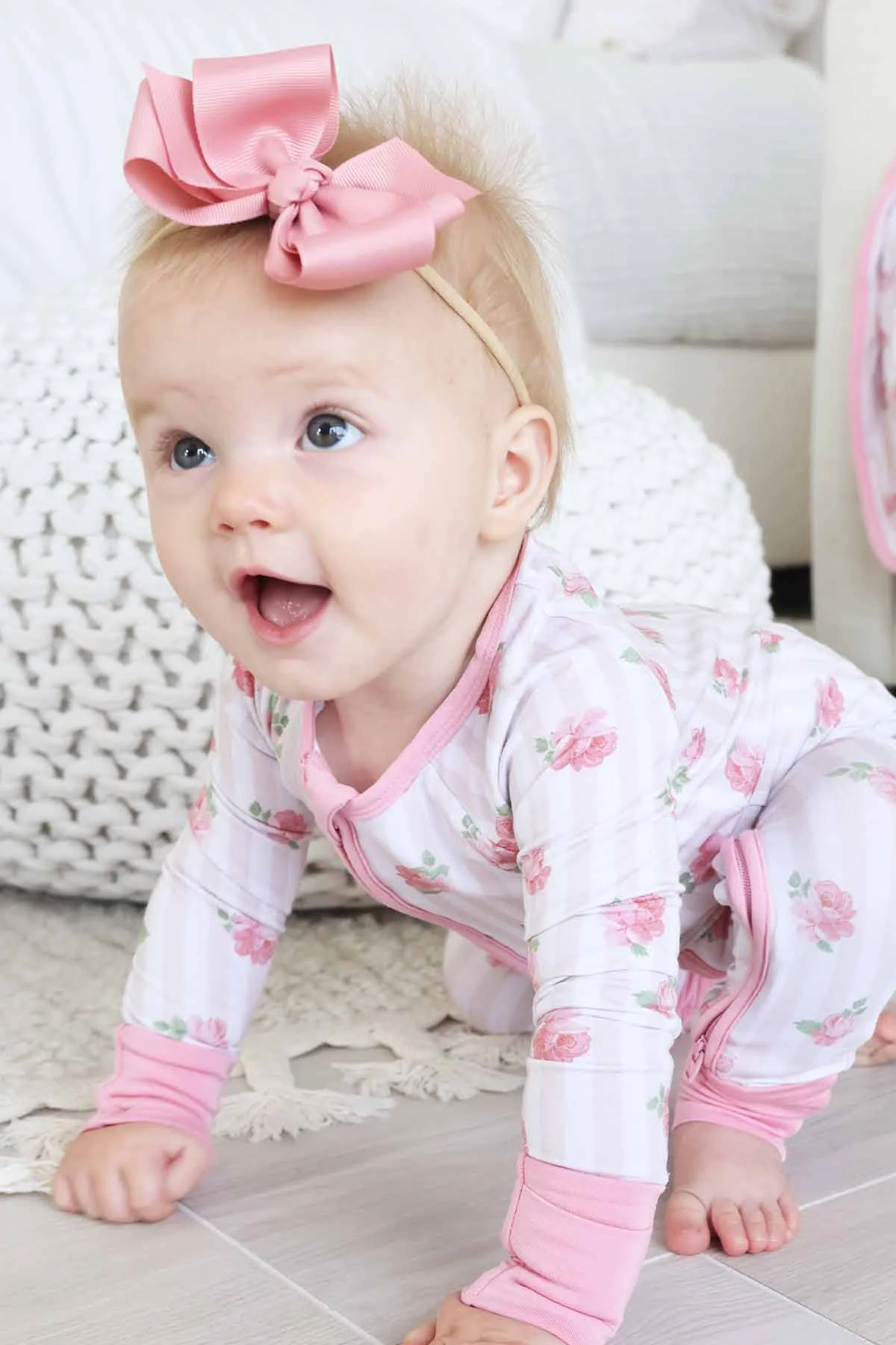 Rosy & Cozy Convertible Zip Romper - Image 8
