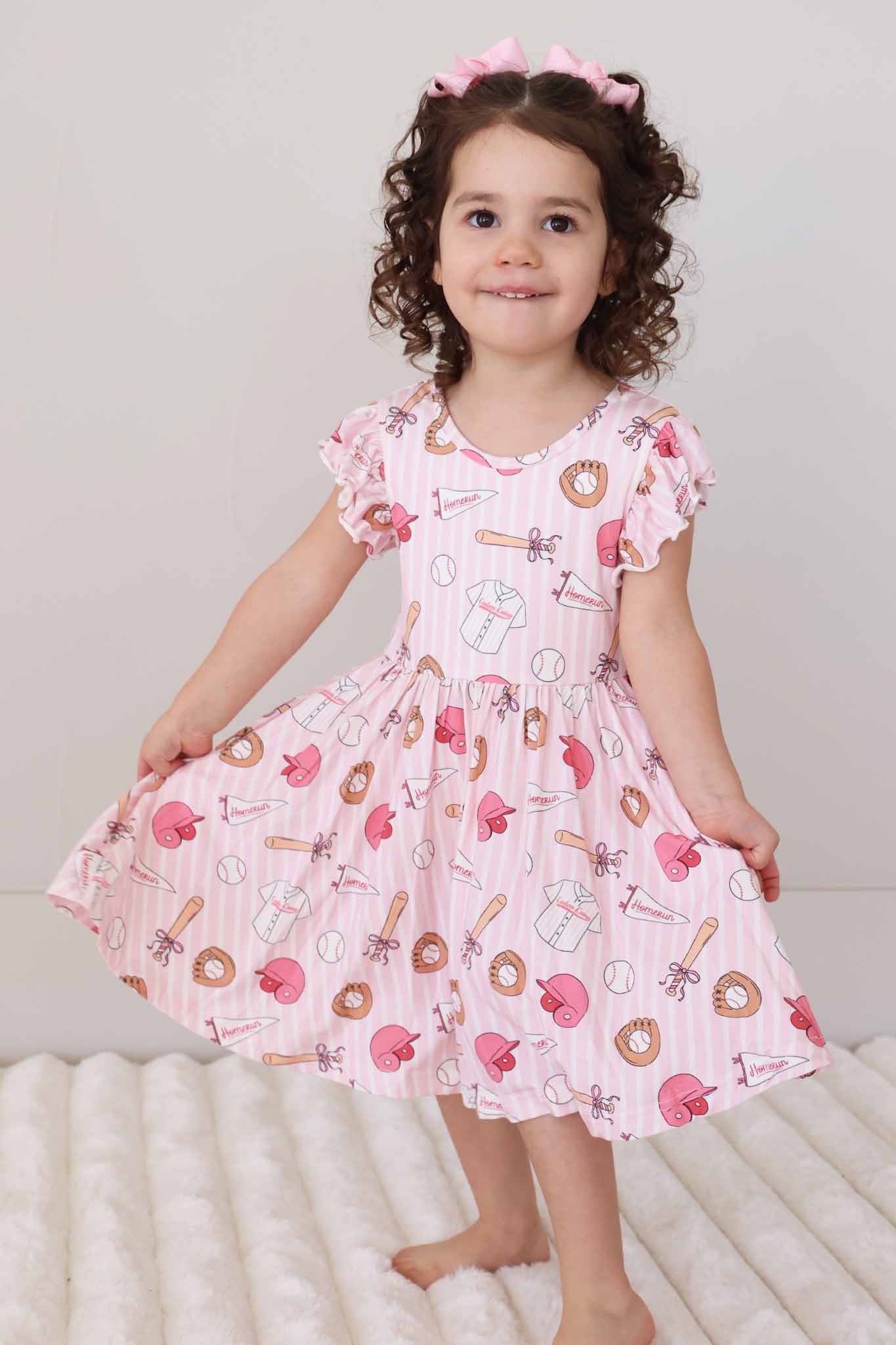 Ruffle Twirl Dress | Ballpark Babes - Image 5