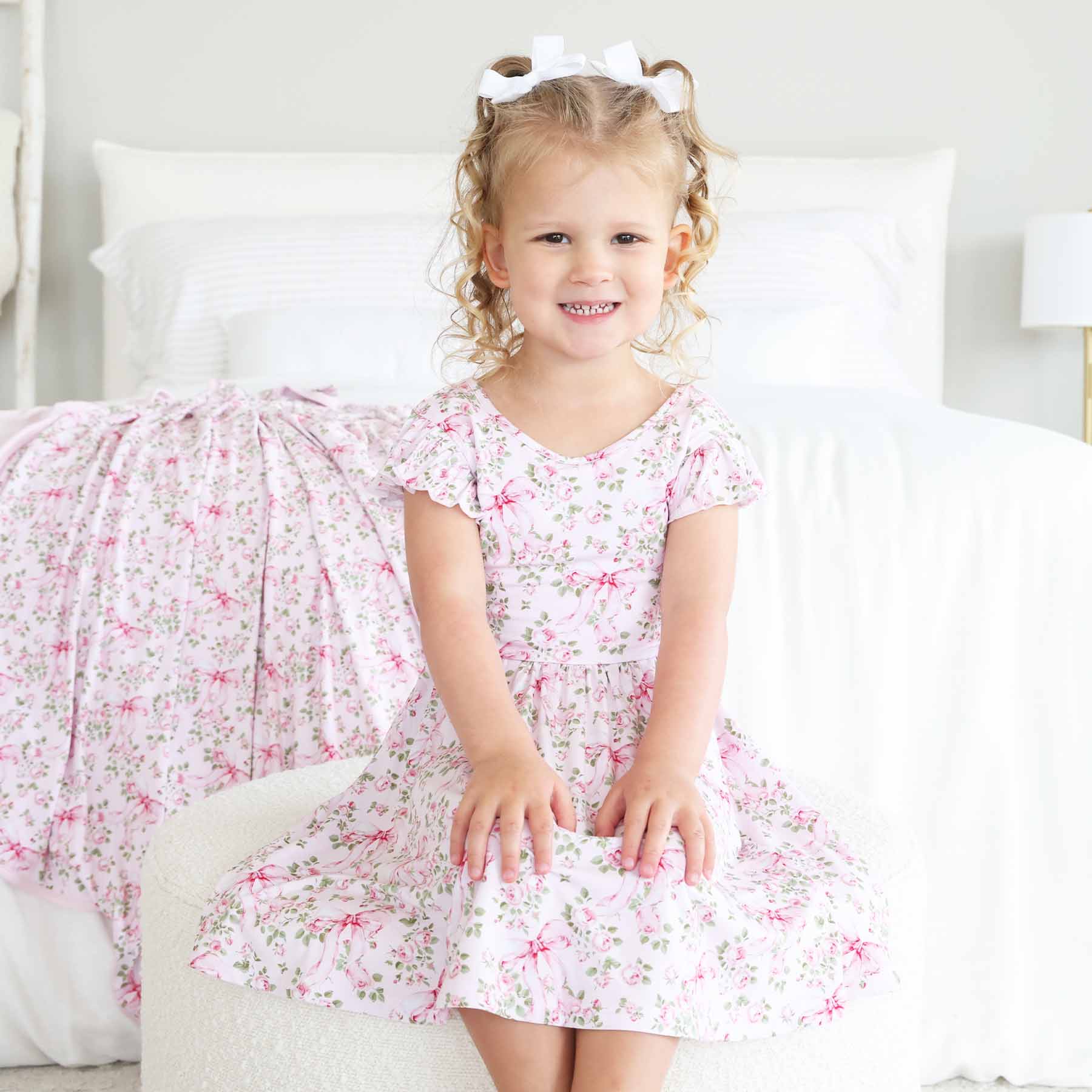 Ruffle Twirl Dress | Bows in Bloom - Image 6