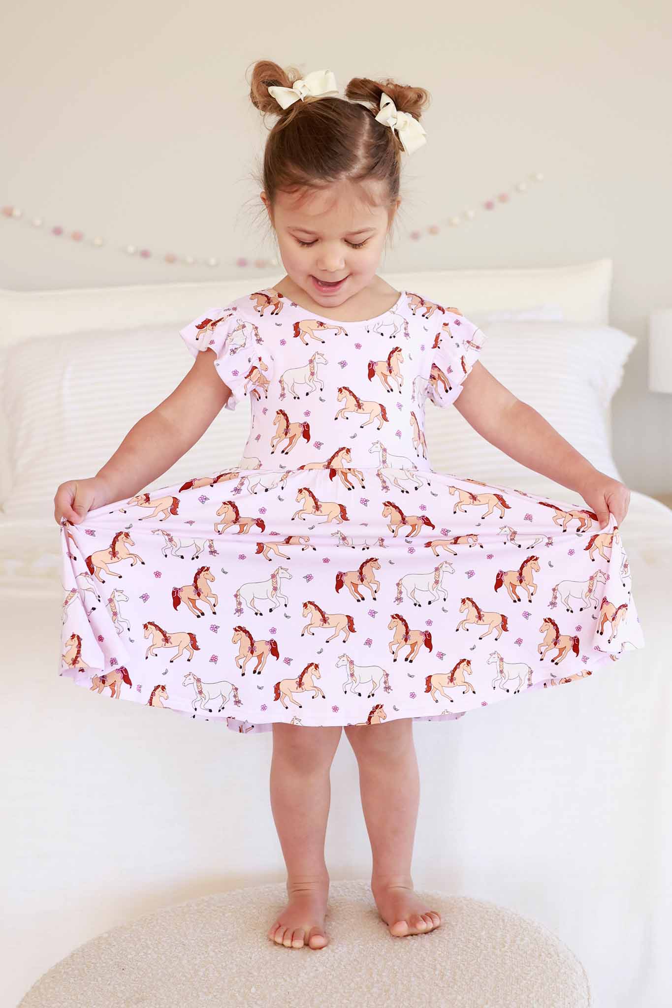 Ruffle Twirl Dress | Pony Club Pink - Image 5