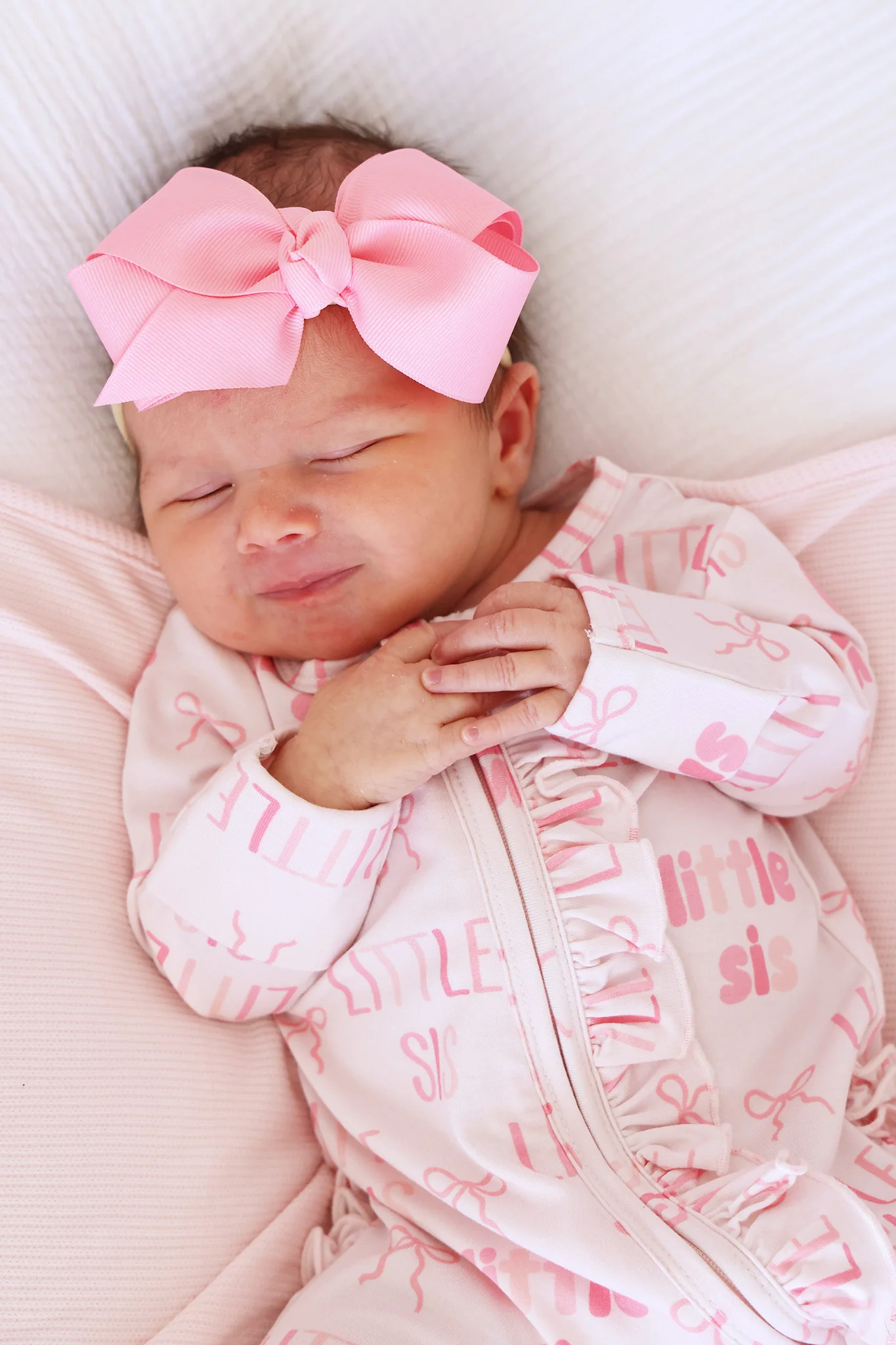 Ruffle Zipper Footie | Little Sis - Image 13