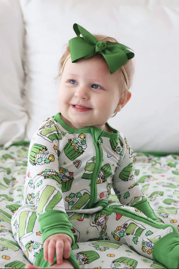 Shamrock Sweets Convertible Zip Romper