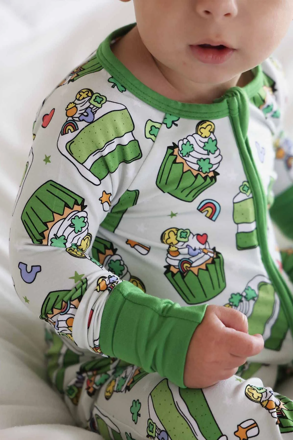Shamrock Sweets Convertible Zip Romper - Image 3