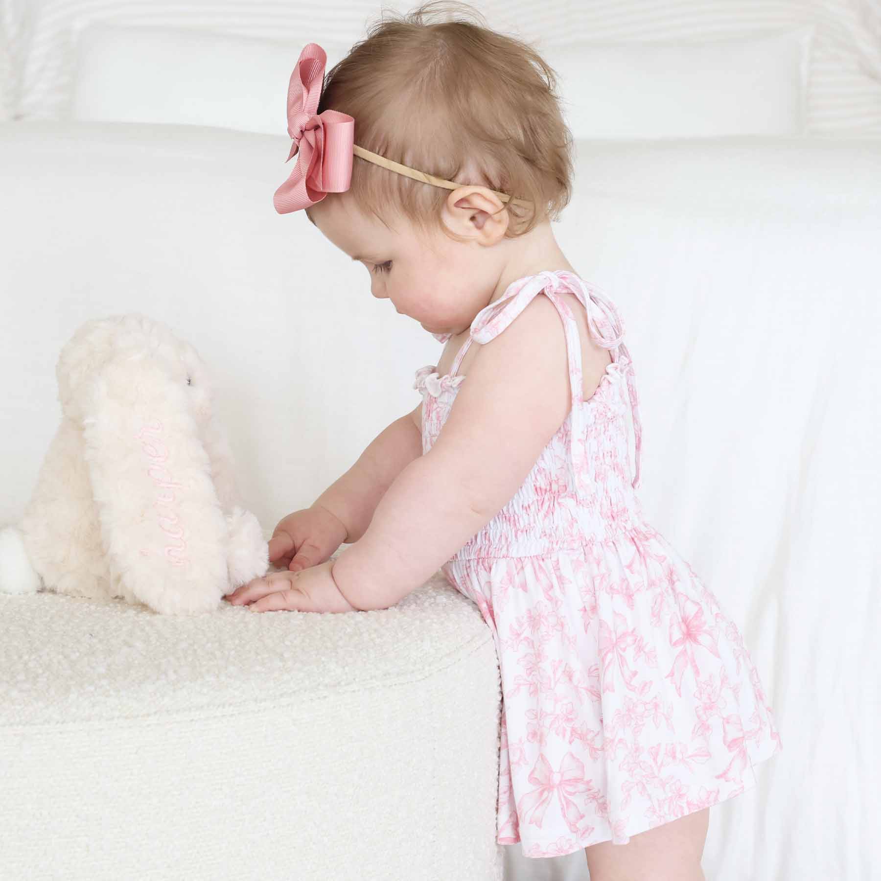 Smocked Twirl Bodysuit | Fancy Frills - Image 13