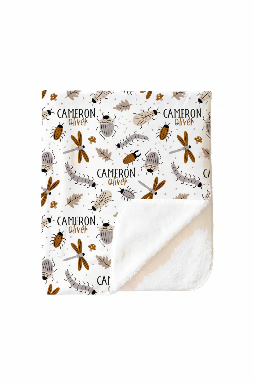 Snuggle Bug Personalized Kids Blanket - Image 7