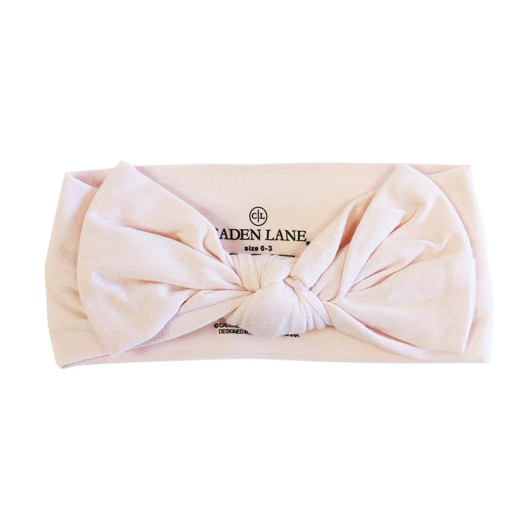Solid Knit Large Bow Headwraps - Image 3