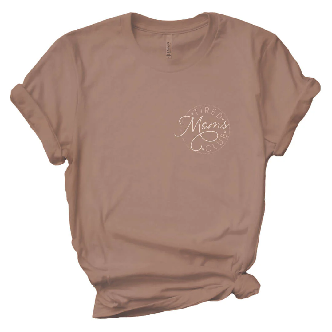 Tired Moms Club Graphic Tee | Espresso - Image 2